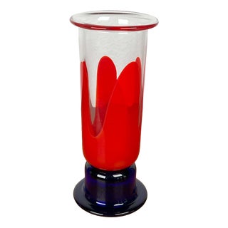 Mid-Century Modern Danish Carnival Series Vase by Christel Holmgren Exner for Holmegaard, 1970s For Sale