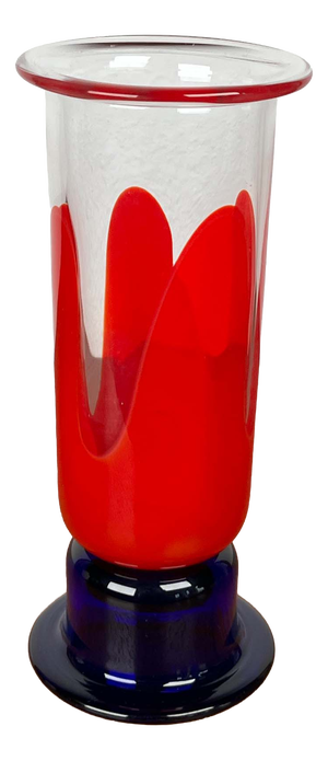 Mid-Century Modern Danish Carnival Series Vase by Christel Holmgren Exner for Holmegaard, 1970s