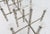Jonathan Adler Jonathan Adler Faux Bamboo Polished Nickel Silver Chandelier For Sale - Image 4 of 9