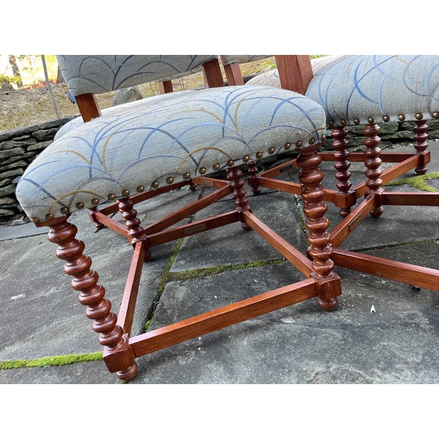 Dining Chairs by Century With Barley Twist Legs S/4 For Sale In New York - Image 6 of 12