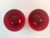 A beautiful pair of bowls in the tomato red glaze from Heath Ceramics. The exterior is a matte glaze and the interior of...