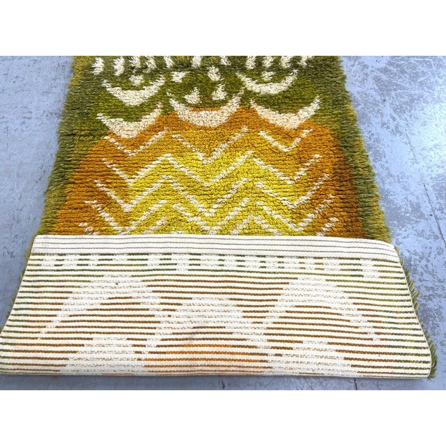 Mid 20th Century Rya Shag Wall Hanging For Sale - Image 10 of 10