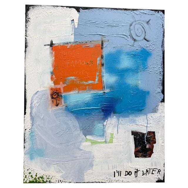 2020s Andrew Baptiste, I Will Do It Later, 2024, Acrylic and Plaster For Sale - Image 5 of 5