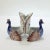 Ceramic Antique Figural French Faience Pottery Peacocks Double Salt Cellar For Sale - Image 7 of 13