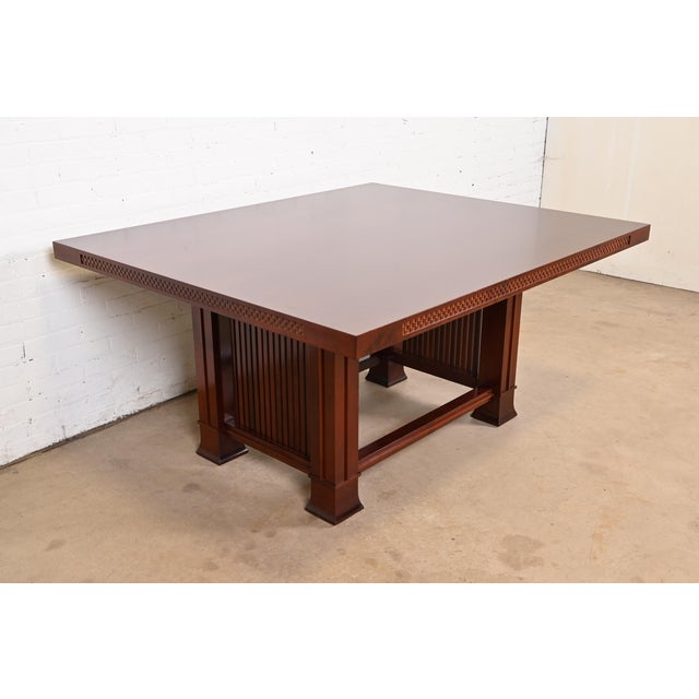Frank Lloyd Wright for Cassina Arts & Crafts Husser House Dining Table ...