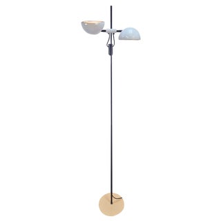 Vintage White Floor Lamp from Valenti Milano, Italy, 1970s For Sale
