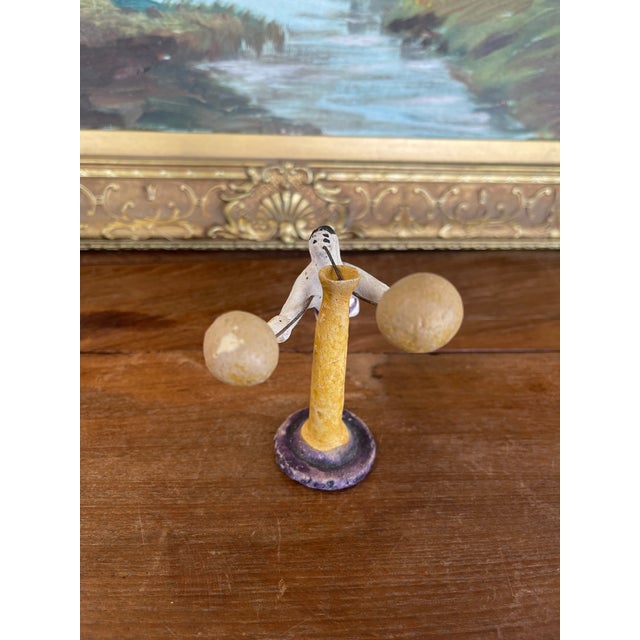Late 19th Century Antique Strongman Acrobat Toy With Balancing Weights, Late 19th Century. For Sale - Image 5 of 10