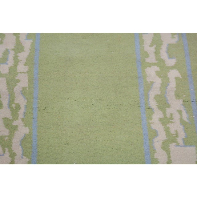 Art Deco Vintage Chinese Art Deco Hand Knotted Wool Rug, 2'1x5'8 For Sale - Image 3 of 4