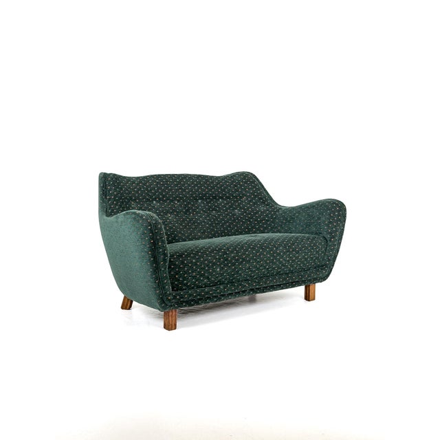 Green Scandinavian Modern Sofa from Önskehemmet, 1952 For Sale - Image 8 of 8