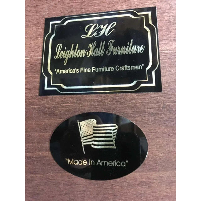 Wood Leighton Hall Made-To-Order Multi-Banded Mahogany Dining Table For Sale - Image 7 of 9