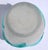 Archimede Seguso Style Scavo Corroso Art Glass Vase Frosted & Aqua Murano Glass For Sale - Image 14 of 16