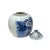 1990s Oriental Blue White Big Flower Porcelain Large Ginger Jar For Sale - Image 5 of 6