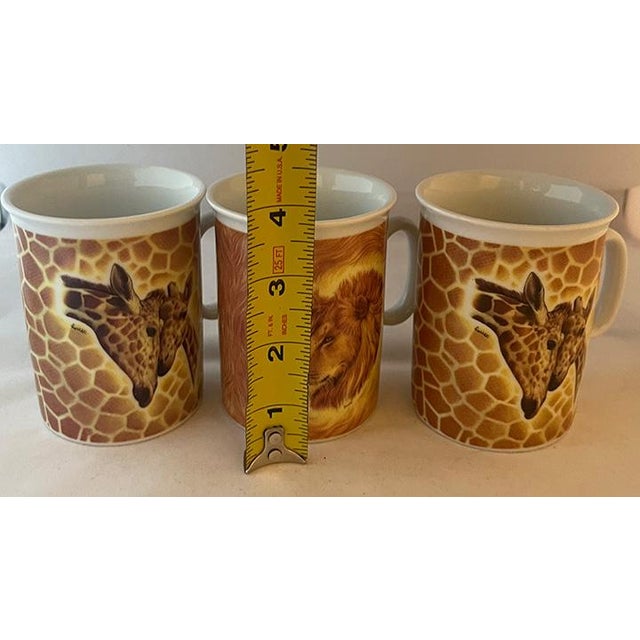 Ceramic 1990s Vintage Fiorilli-Signed St. Martin "Email De Limoges" Cups Decorated in San Marino- Set of 3 For Sale - Image 7 of 8