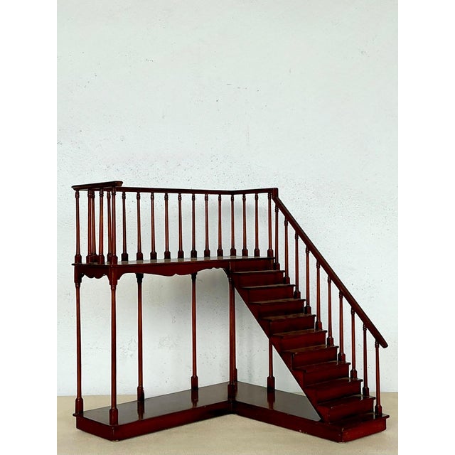 Vintage Wooden Staircase Architectural Model For Sale - Image 9 of 17