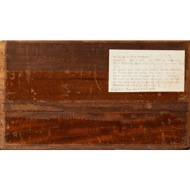 'River Landscape' by Charles Walter Stetson, 1886, American Barbizon School, Providence Art Club Founder For Sale - Image 10 of 10