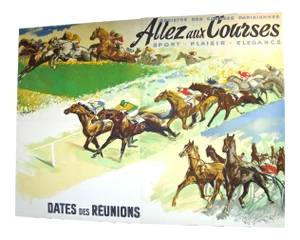 1930s Original French Horse Racing Poster