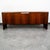 1960s Mid Century Modern Desk Office Credenza Walnut 5 Drawer Wood File Vintage MCM For Sale - Image 5 of 11