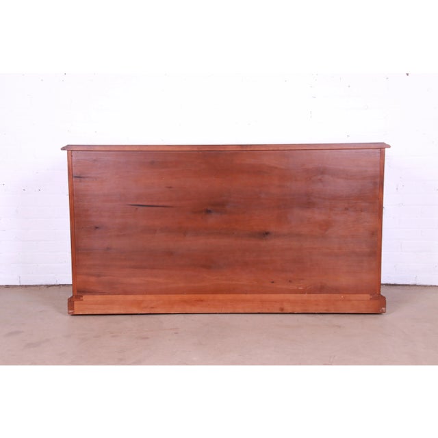 Henredon French Provincial Carved Oak Sideboard or Bar Cabinet, Circa 1970s For Sale - Image 11 of 12