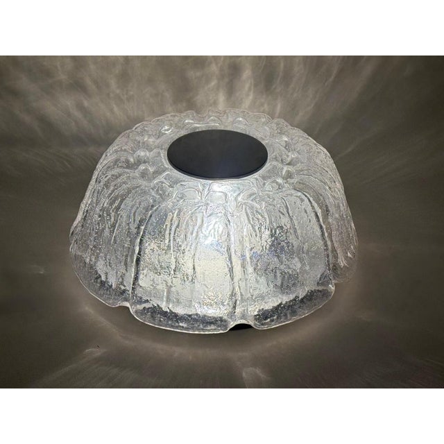 Textured Glass Flush Mount from Limburg, Germany, 1970s, Set of 2 For Sale - Image 13 of 16