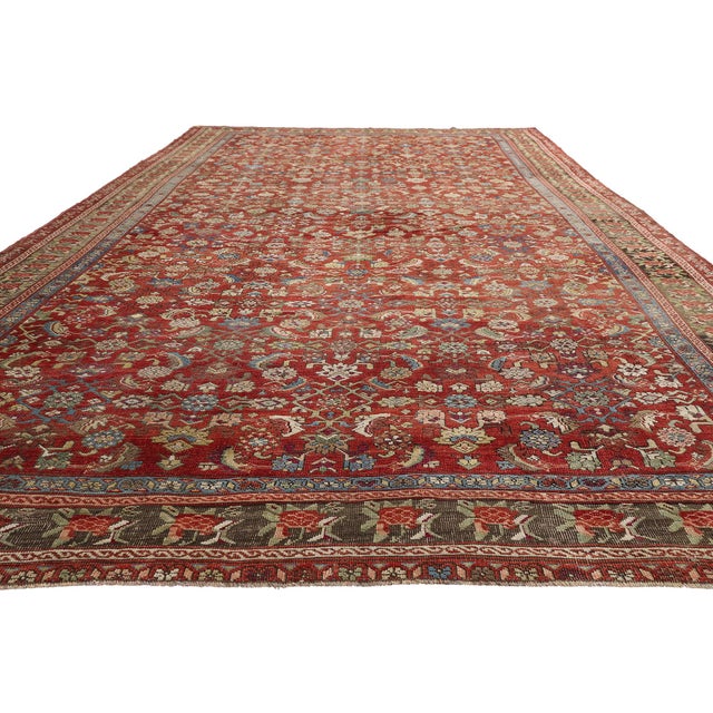 Rustic Late 19th Century Persian Karabakh Rug, 08'02 X 16'04 For Sale - Image 3 of 10