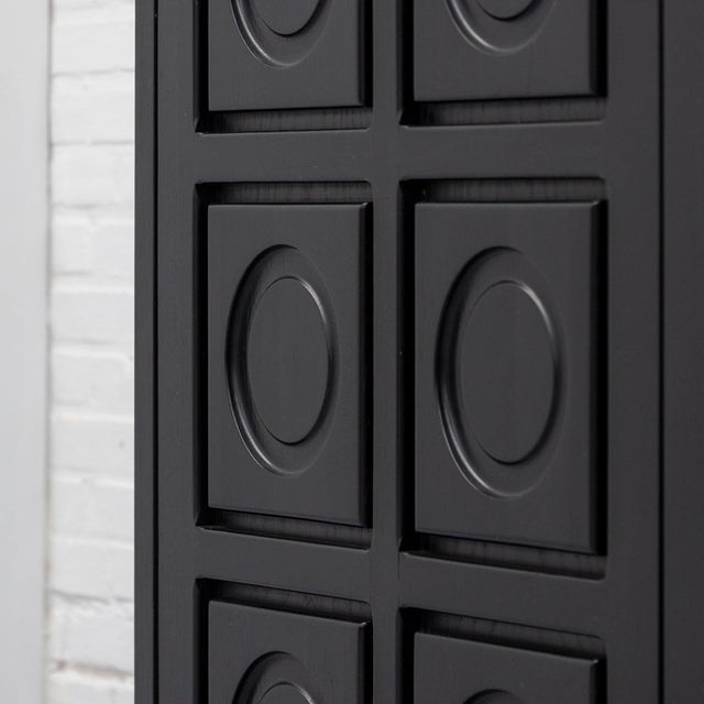 Vintage Brutalist Belgian Cabinet in Wood, 1970s For Sale - Image 9 of 16