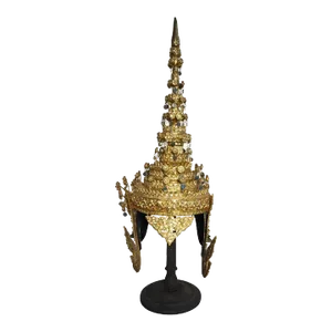 Gilt Ceremonial Thai Head Dress