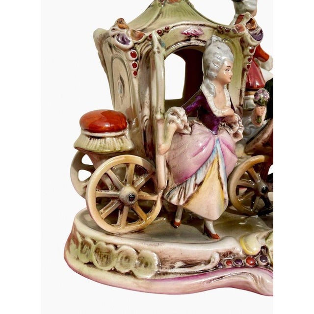 Porcelain Carriage from Gräfenthal, 1830s For Sale - Image 3 of 13