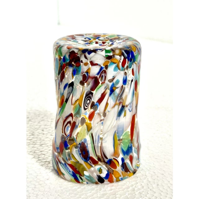 Art Deco Murano Style Goto Drinking Glass - Egg Skin For Sale - Image 3 of 6