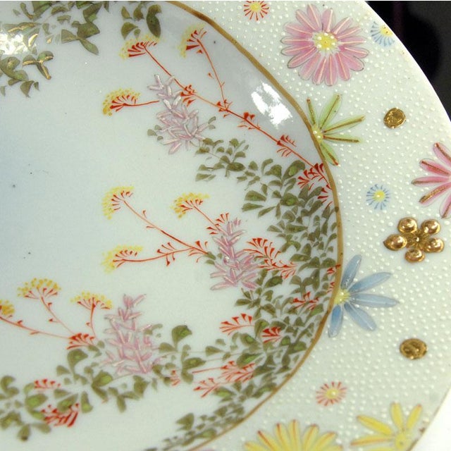 20th Century Porcelain Kutani Plate, Japan For Sale - Image 3 of 12
