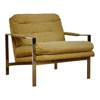 Chrome Lounge Chair Milo Baughman for Thayer Coggin For Sale