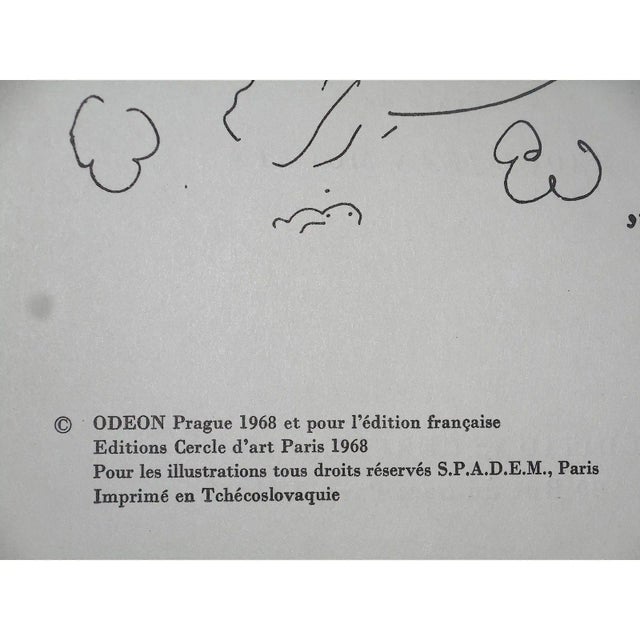 Henri Matisse Vintage Henri Matisse Mid 20th Century Female Portrait Lithographs - a Pair For Sale - Image 4 of 7