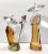 Decorative Chinese Figures in Amber Sommerso Glass by Archimede Seguso, 1960s, Set of 2 For Sale - Image 17 of 17