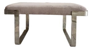 1970s Style of Tri-Mark Milo Baughman Modern Design Chrome Bench