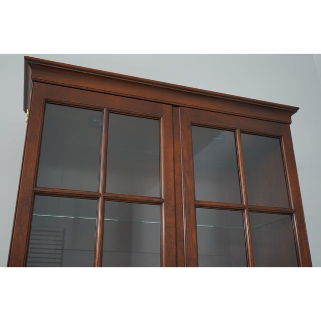 2000 - 2009 Stickley Colonial Williamsburg Mahogany Bookcase For Sale - Image 5 of 12