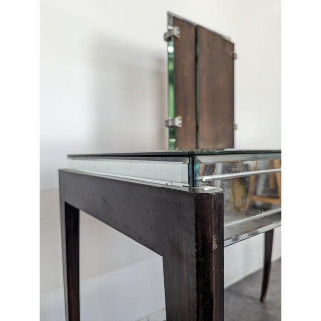 Art Deco Dressing Table with Mirrors For Sale - Image 11 of 12