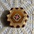 New, wooden jewelry box, geometric design postcard exemplified Spanish marquetry decorative woodwork techniques with a...