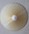 White Pleated Rosetta 40 Wall Lamp from Lyfa, Denmark, 1980s For Sale - Image 9 of 10