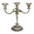 Mid 20th Century Silver Plate Twist Arm Candelabra For Sale