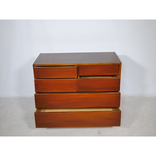 Brown Mid-Century Teak Chest of Drawers, 1960s For Sale - Image 8 of 18