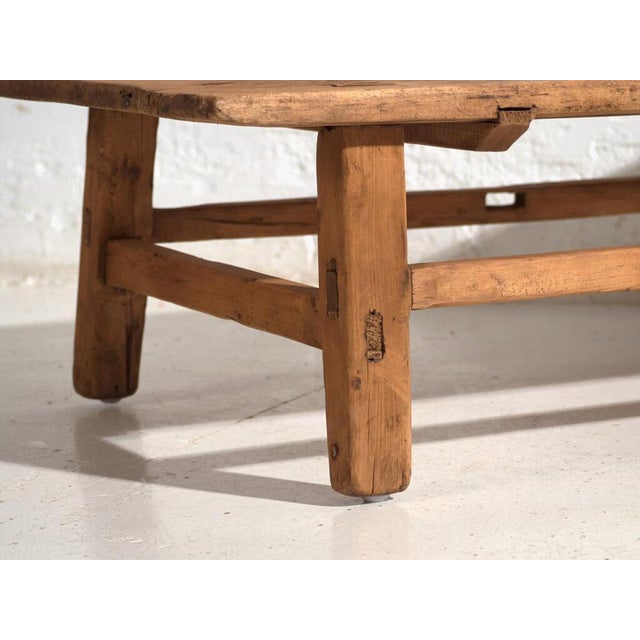 Vintage Pine Low Table, 1930 For Sale - Image 4 of 10