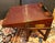 Early-Mid 19th Century English Large Campaign Lap Desk on Side Table Stand For Sale - Image 10 of 12