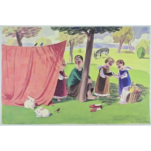 Lithograph on paper realized by Jan Knap in 1999. Signed in the plate. Plate from the Suite "Ordered Melody", published by...