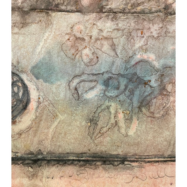 Modern 1983 Mother and Child Mixed Media Relief by Ball For Sale - Image 3 of 5