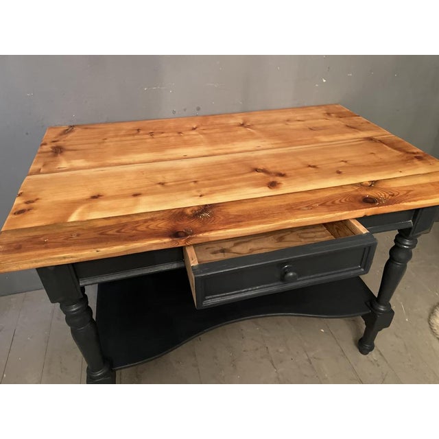 Antique Fir Table, 1890s For Sale - Image 11 of 15