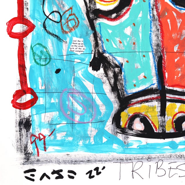 Rodeo Mirage - Abstract Color Drenched Western Inspired Artwork by Gary John For Sale - Image 4 of 6