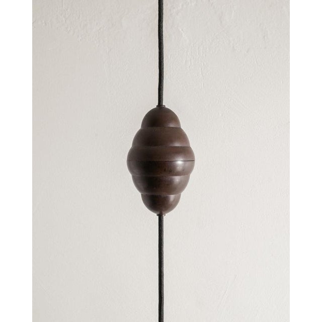 Danish Mid Century White Adjustable PH 2/2 Ceiling Lamp Pendant in Glass & Bakelite by Poul Henningsen for Louis Poulsen Denmark, 1930s For Sale - Image 3 of 7