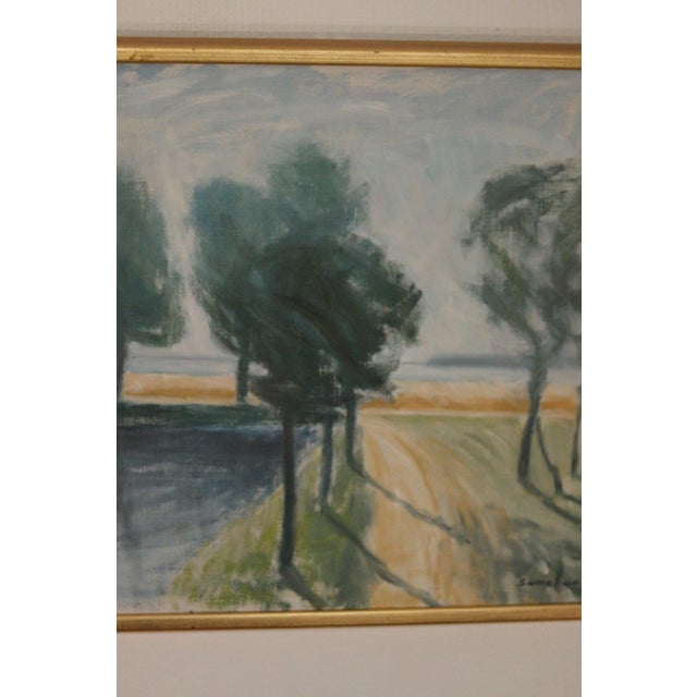 Sune Lundquist, Trees, 1960s, Oil on Canvas, Framed For Sale - Image 14 of 16