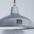 Industrial Grey Enamelled Pendant Lamp from Benjamin, 1950s For Sale - Image 4 of 12
