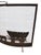 Antique Rustic Wrought Iron Fireplace Screen Silhouette Covered Wagon Ox Western For Sale - Image 4 of 18