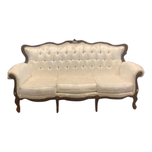 20th Centruy Solid Cherry Frame Sofa